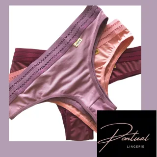 Kit confortável de 5 calcinhas cós alto - Direto da fábrica - VARIADA