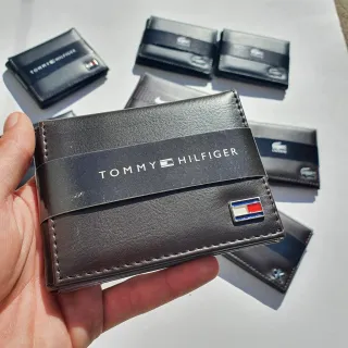 Carteira Masculina de Couro Modelo L com Porta Moedas em Zíper - TM PRETA