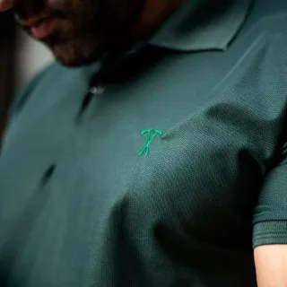 Chief Clothing Elegance Masculina Polo Camiseta - Verde água