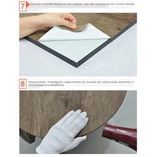 Textura Moldável de Madeira Amadeirado - Papel Adesivo Lavável - M15 (Mais Grosso--1mx61cm)