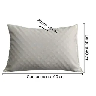 Macio Travesseiro Ortopédico Terapêutico Magnético e Infravermelho Longo Anti Ronco - Único