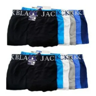 Kit Black Jack Boxer Microfiber Men