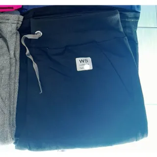 Bermuda de Frio Masculina em Moletom Moleton para Academia - Cinza Listras Fina Preta