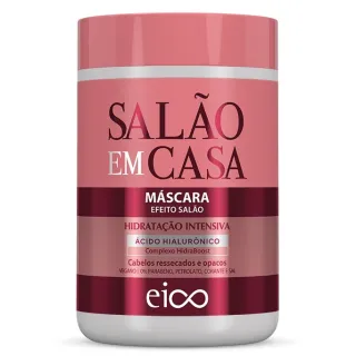 Hidratação Intensiva Eico Salão Em Casa - Shampoo e Condicionador 450ml + Máscara 1Kg + Finalizadores - Único