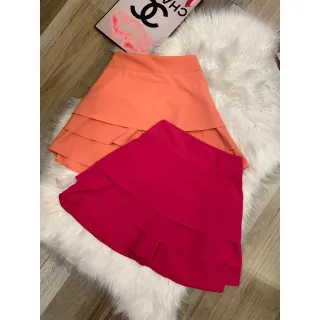 Moda Blogueira: Saia Social Cintura Média Curta - Roxo