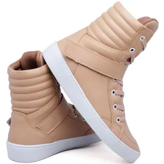 Tenehi Academia Feminino Nude Almofadado Cano Alto Fitness - 36