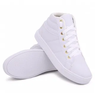 Promoção Imperdível: Tênis Botinha Feminina Cano Alto em Alta Moda, Casual e Lazer! - Branco