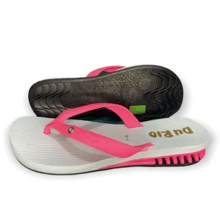 Chinelo Ortopédico DuRio Air Feminino - Esporão e Fascite Plantar - PRETO ROXO