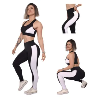 Monte seu KIT Fitness Feminino: Calça Legging, Top e Short - SHORT