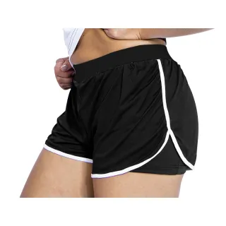 Esportivo Fitness Feminino Duplo Shorts Corrida Academia - Rosa