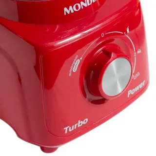 Liquidificador Vermelho Mondial 500W com Filtro L-99-FR 2,2L 127V - 127v