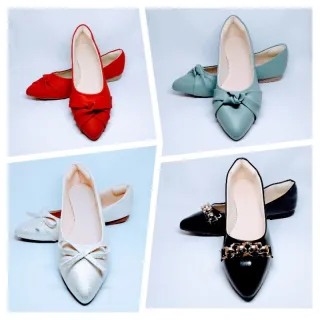 Confortável Sapatilha Feminina Casual de Bico Fino