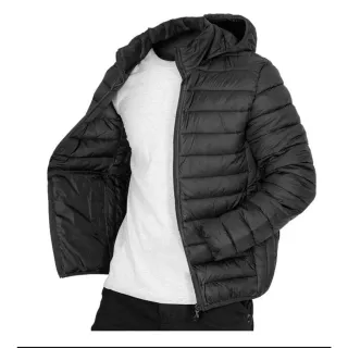 Jaqueta Puffer Masculina de Nylon Corta Vento Reforçada - P (LIsa)