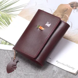 Carteira Pequena Animal Fresca Estudante Simples - FACC - Rosa