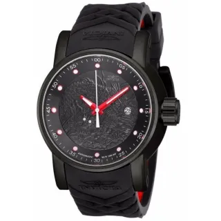 Caixinha de Luxo + Relógio Masculino com Dragão - Dragão Preto Sem Pesonalização