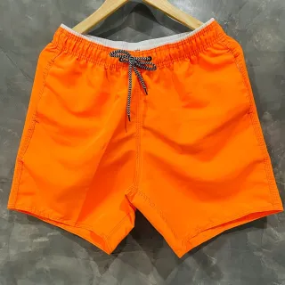 Calção Tactel Masculino Surf Mauricinho - Cores Lisas, Estilo Adulto - Chumbo