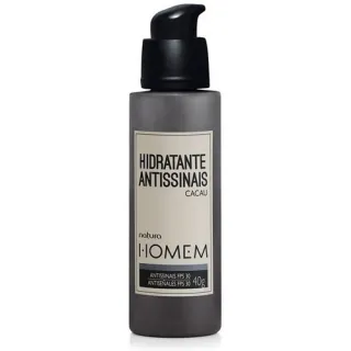 Hidratante Antissinais Natura Homem FPS 30 - 40g. - Sabonete Líquid Corporal 125ml