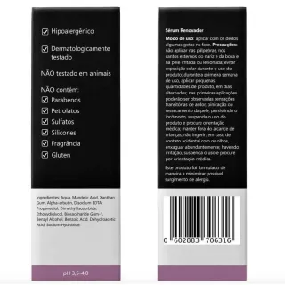 Kit Hialurônico + Niacinamida + Mandélico: 3 Séruns Principia - Único