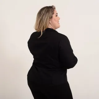 Imperdível: Camisa Social Feminina Manga Longa Gabardine Branca - Cor Branco Tamanho XGG