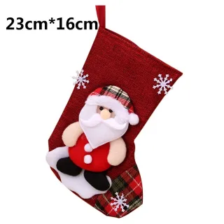 Mochila de Meia para Natal, 23x16cm - Produtos Raryel - #4