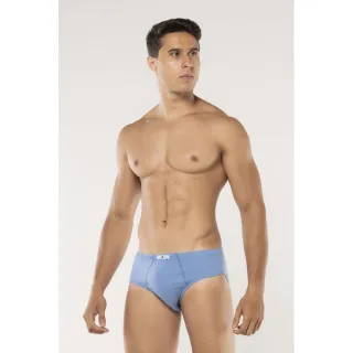 Kit Cueca Slip Algodão Lisa - Keeper (3 peças) - GG