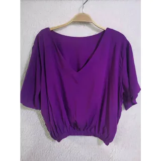 Moda verao blusa manga curta Duna - Vermelho