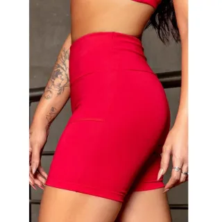 Short Feminina Suplex lycra Curto liso, kit com 4 unidades - KIT 4 Short Legging Sortido