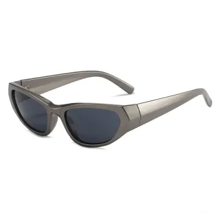 Óculos de Sol Espelho Luxo Vintage Unisex Marca Design 2022 - Silver Grey