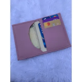 Porta Cartão Compacto Feminino em Couro Sintético - Verde PISTACHE