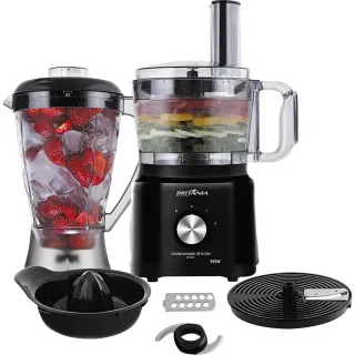 Britânia All in One BMP900P Preto - Multiprocessador com Liquidificador - 220V