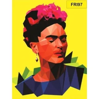81 a 100 Placa Decorativa Frida Kahlo - FRI92