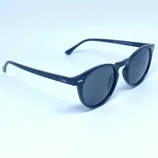 Mabu - Óculos de Sol Redondo Casual Uv400 - Animal Print C/ Marrom