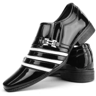 Promoção Imperdível: Sapato Social Masculino Preto e Bordô - 932Bordô