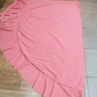 Moda praia pareô liso longo - 2kit - Rosa nenon