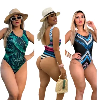 Suplex Body Feminino Cavado Estampas Varias - Maio Praia Bory