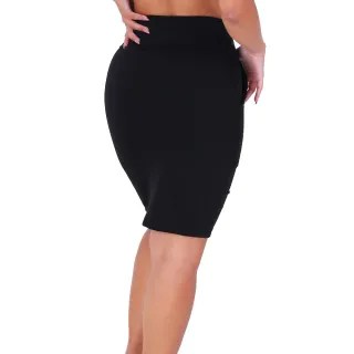 Saias Evangelica Secretária Bolsos Bruna Carla Kit 3 Suplex Felpado - PRETO/CINZA/MARINHO