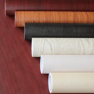 Autocolante para Móveis de Madeira - Papel de Parede Adesivo - Carvalho Escuro