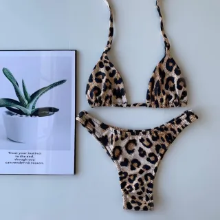 Biquíni Feminino Duas Peças - Sutiã Cortininha sem bojo + Calcinha semi fio - Biquíni Preto