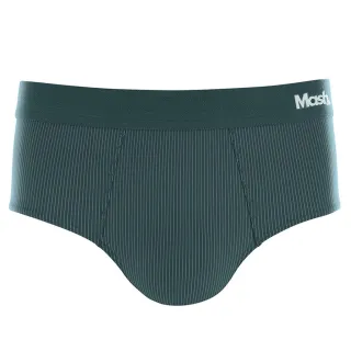 Mash Slip Cueca Microfibra Risca de Giz - CINZA MEDIO