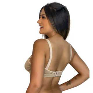 Moda Gestante Kit Sutiã Amamentar Básico Liso - Promoção - 1 ROSA 1 BRANCO