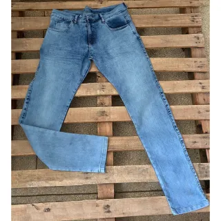 Jeans Premium Masculina Slim Calça de Sarja Chino - Diversas Cores - Sarja Bege