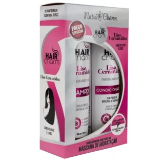 Shampoo e Condicionador HairCharm Kit 300ml - Raryel - Coco Reparador