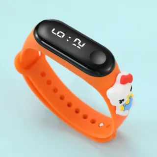 Relógio Eletrônico Infantil Resistente à Água com LED e Desenho - 17