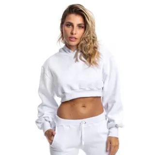 Promoção Blusa Cropped Moda Inverno 2022 - Blogueirinha Princesa - Branco