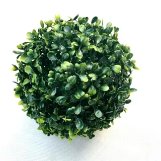 Decoração de casa com bola de buchinho 12 cm: gramas artificiais para vasos e arranjos - Kit com 5 unidades