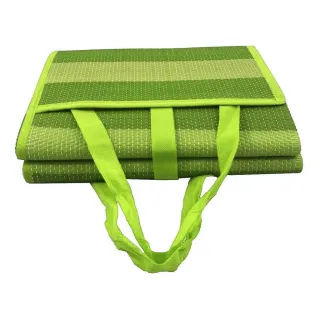 Tapete de Praia Dobrável Vira Bolsa 180x90cm - Cores Diversas - Verde água