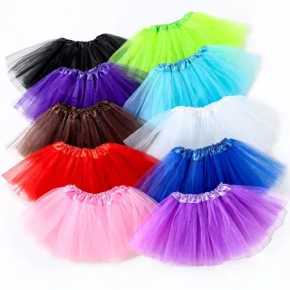Saia Bailarina Tule Tutu para Festa Fantasia Carnaval - 40cm - Verde Claro