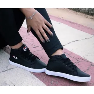 Promoção Tênis Botinha Street Feminino Cano Alto - Rosa