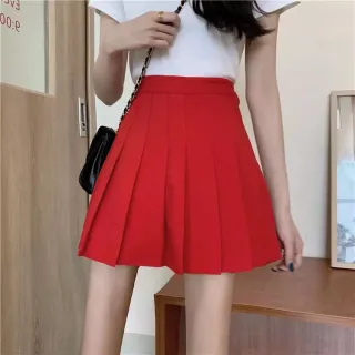 Pregas colegial cosplay saia - Verde