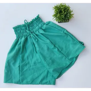 Moda Feminina Godê Crepe Twill Cintura Alta Lastex - Vinho